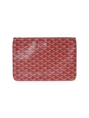 Goyard Senat MM Leather Pouch on SALE 